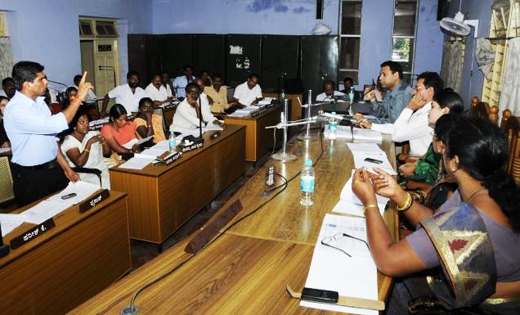 Ration, Aadhaar card  errors  disturb TP meet